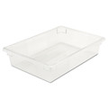 Rubbermaid Commercial Food/Tote Boxes, 8 1/2gal, 26w x 18d x 6h, Clear FG330800CLR
